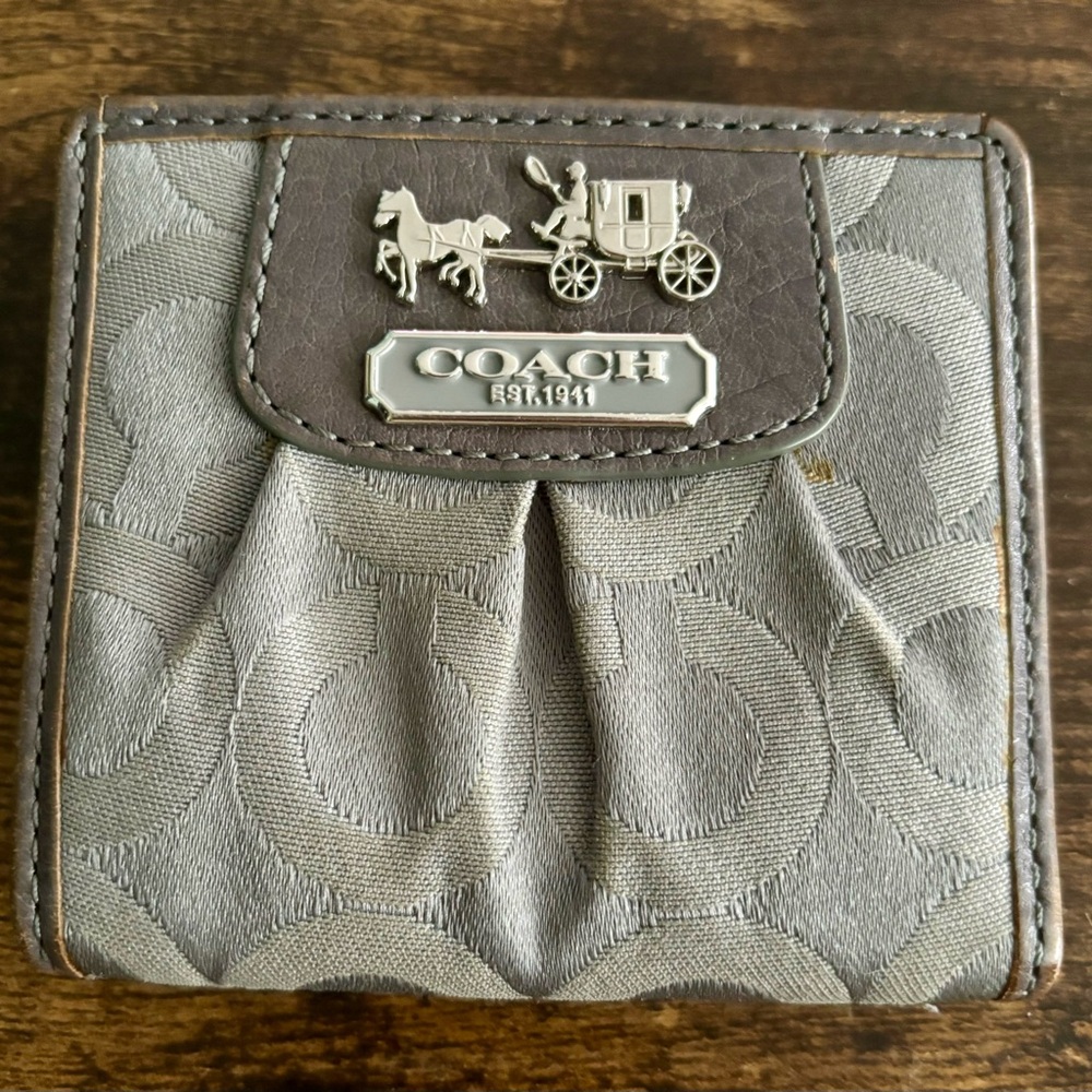 Authentic vintage Coach bifold wallet